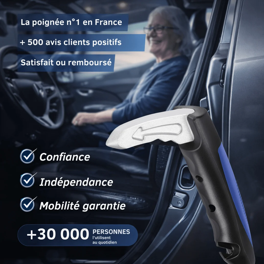 Plus de 30 000 personnes utilisent la poignée d'assistance au quotidien