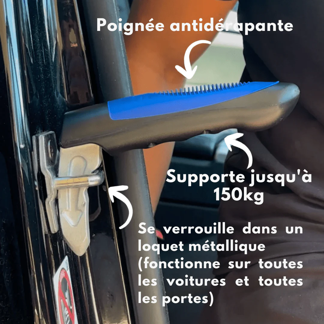 Caractéristiques techniques de la poignée d'assistance voiture